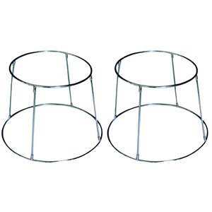 2 supports inox pour plateau de fruits de mer