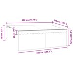 vidaXL Auvent Rétractable Anthracite 400 x 200 cm