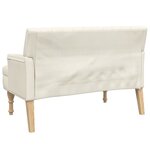 vidaXL Banc avec coussins 113x64 5x75 5 cm lin