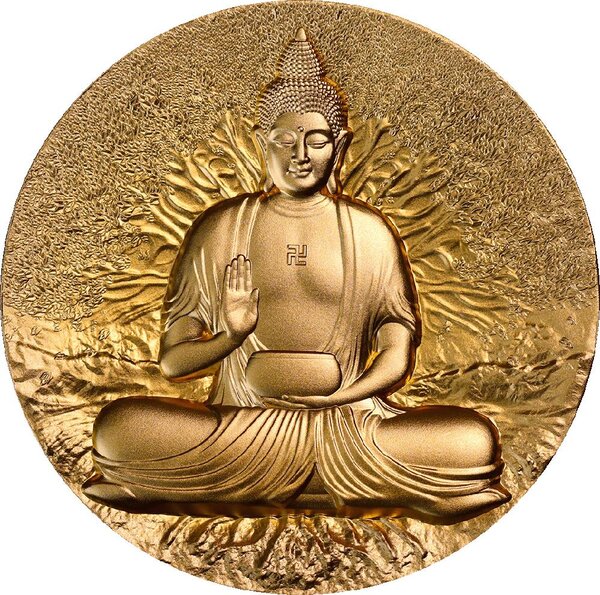 Pièce de monnaie en Argent 2000 Francs g 62.2 (2 oz) Millésime 2025 Creator of Buddhism BUDDHA