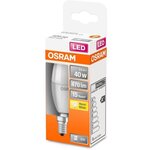 Osram ampoule led flamme dépolie avec radiateur 5 5w=40 e14 chaud