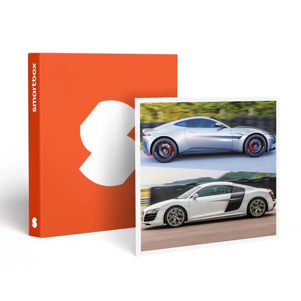 SMARTBOX - Coffret Cadeau Stage de pilotage multivolant : 2 tours en Aston Martin Vantage et 2 tours en Audi R8 sur le circuit de Lohéac -  Sport & Aventure