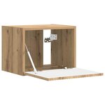 vidaXL Meuble TV mural 2 Pièces Chêne artisan 60 x 31 x 29.5 cm