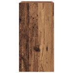 vidaXL Ensemble de 7 meubles TV  Monté au mur  Bois vintage  Bois reconstitué