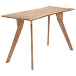 vidaXL Table de salle à manger 120x58x76 cm Bois d'acacia solide