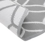 vidaXL Tapis d'extérieur ARAKIL gris Ø120 cm PP