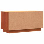 vidaXL Meuble TV Brun cire 80 x 35 x 40 5 cm Pin massif