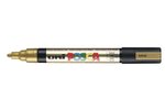 Marqueur pointe conique moyenne pc5m 1 8 - 2 5mm or x 12 POSCA