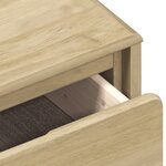 vidaXL Table basse SAUDA chêne 99x55x45 cm bois de pin massif