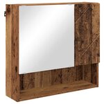 vidaXL Armoire Miroir Bois ancien 59 x 17 x 55 cm Bois d'ingénierie