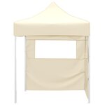 vidaXL Tente de fête 200 x 200 x 315 cm Crème Tissu Oxford