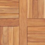 vidaXL Dessus de table Bois de teck solide 60x60x2 5 cm