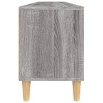 vidaXL Meuble TV Sonoma gris 150x30x44 5 cm bois d'ingénierie