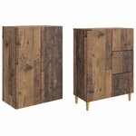 vidaXL Ensemble de Meubles 2 Pièces 66 x 34 5 x 90 cm Bois d'ingénierie