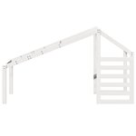 vidaXL Toit de lit pour enfants blanc 198x97x113 cm bois de pin massif