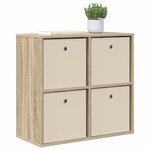 vidaXL Buffet Chêne Sonoma 68 5 x 32 x 67 cm