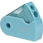 Kit d'écriture jumbo grip crayon  gomme  taille crayons sparkle pearl turquoise faber-castell