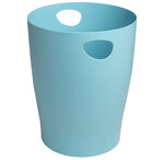 Corbeille à papier ecobin skandi - bleu givré - x 8 - exacompta