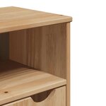 vidaXL Armoire murale de salle de bain OTTA 35x30x55 cm bois massif