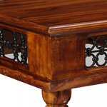 Bureau table meuble travail informatique bois massif de sesham 120 cm 0502135