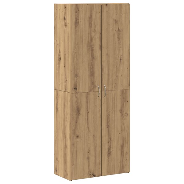 vidaXL Highboard en chêne artisan 60 x 32 x 153 cm en bois d'ingénierie