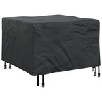 vidaXL Housse de meubles d'extérieur Noir 82 x 82 x 50 cm Tissu 600D