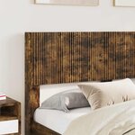 vidaXL Tête de lit Chêne fumé PB