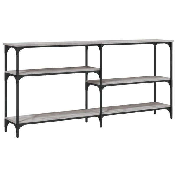 vidaXL Table console sonoma gris 160x29x75 cm bois d'ingénierie