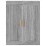 vidaXL Armoire murale sonoma gris 69 5x32 5x90 cm bois d'ingénierie