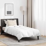 vidaXL Duvet d'été simple avec oreiller 2 Pièces Blanc Plume de canard