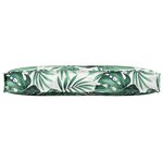 vidaXL Coussin pour dossier de palette Floral Motif de feuille