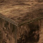 vidaXL Table d'appoint Chêne fumé 44 5 x 45 x 55 cm Bois d'ingénierie