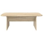 vidaXL Table basse Chêne Sonoma 93 x 53 x 33 cm Bois d'ingénierie