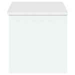 vidaXL Boîte de rangement blanc 90x35x35 cm bois d'ingénierie