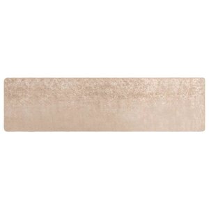 vidaXL Coureur de Tapis MARSA Beige 80 x 300 cm Polyester et PVC