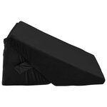 vidaXL Coussin en coin Autre Noir 55 x 55 x 26 cm