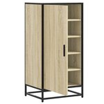 vidaXL Étagère à chaussures chêne sonoma 48x38x97 5 cm bois ingénierie