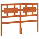 vidaXL Tête de lit cire marron 135 cm bois massif de pin