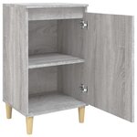 vidaXL Tables de chevet 2 Pièces sonoma gris 40x35x70cm bois d'ingénierie