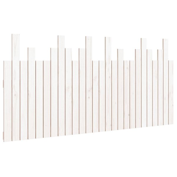 vidaXL Tête de lit murale Blanc 166x3x80 cm Bois massif de pin