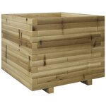 vidaXL Jardinière 60x60x49 5 cm bois de pin imprégné