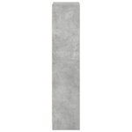 vidaXL Bibliothèque gris béton 40x24x109 cm bois d'ingénierie