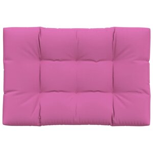 vidaXL Coussin de palette Rose 120x80x12 cm tissu