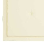 vidaXL Chaises pliables d'extérieur lot de 4 et coussins Bois d'acacia