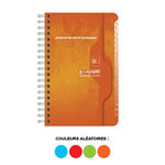 Carnet répertoire reliure spirale format 11x17 cm 100 pages petits carreaux papier 70g Calligraphe