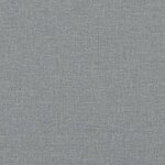 vidaXL Canapé-lit à 2 places avec repose-pied gris clair tissu
