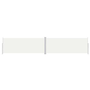 vidaXL Auvent latéral rétractable Crème 200x1000 cm