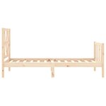 vidaXL Cadre de lit sans matelas 100x200 cm bois massif de pin