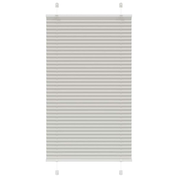 vidaXL Store plissé gris clair 75x100 cm largeur du tissu 74 4 cm