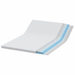 vidaXL Coussins de Matelas Blanc 160 x 200 cm